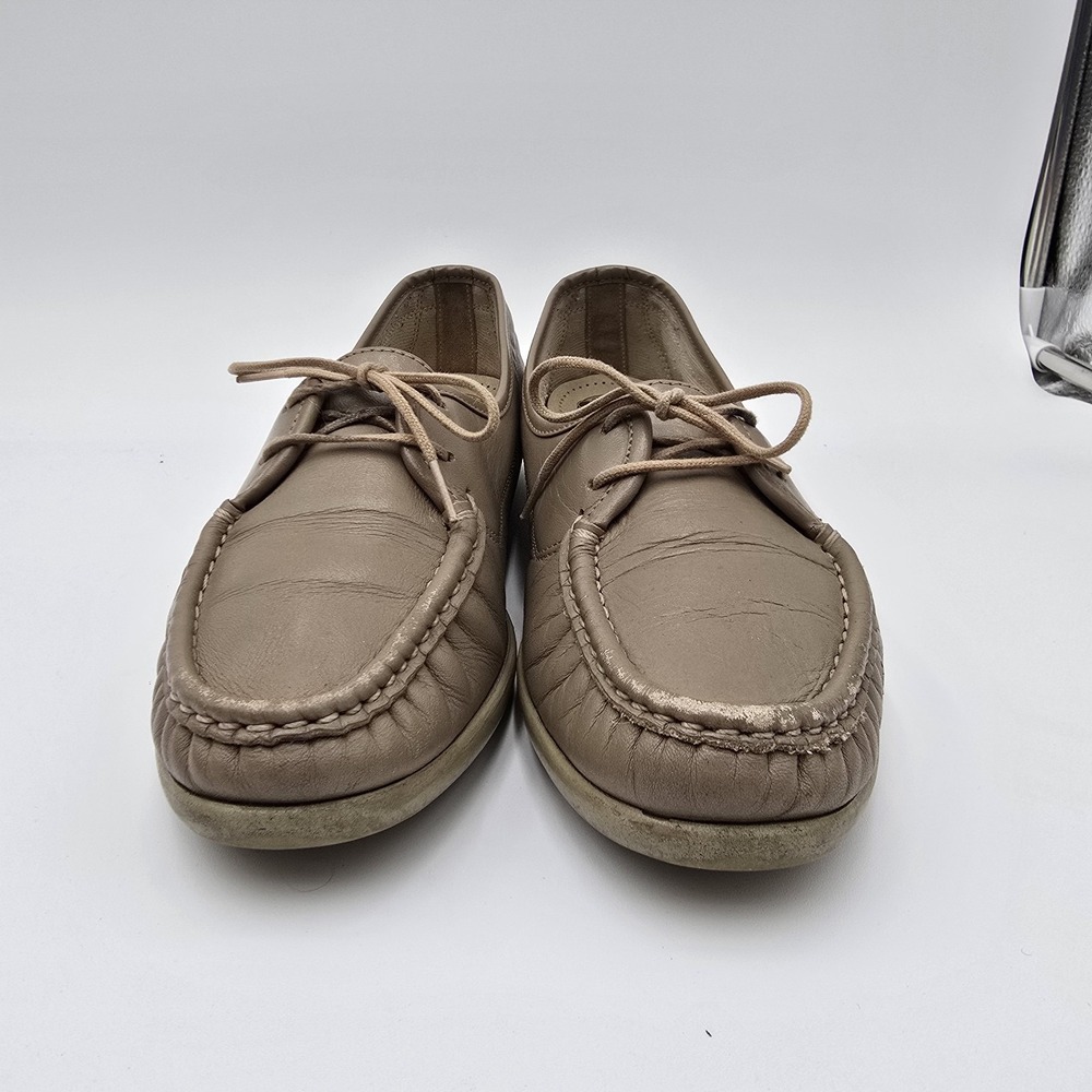 SAS Genuine Leather Siesta Walking Shoes Women's Comfort Loafers Measures As A 9 - Picture 7 of 9